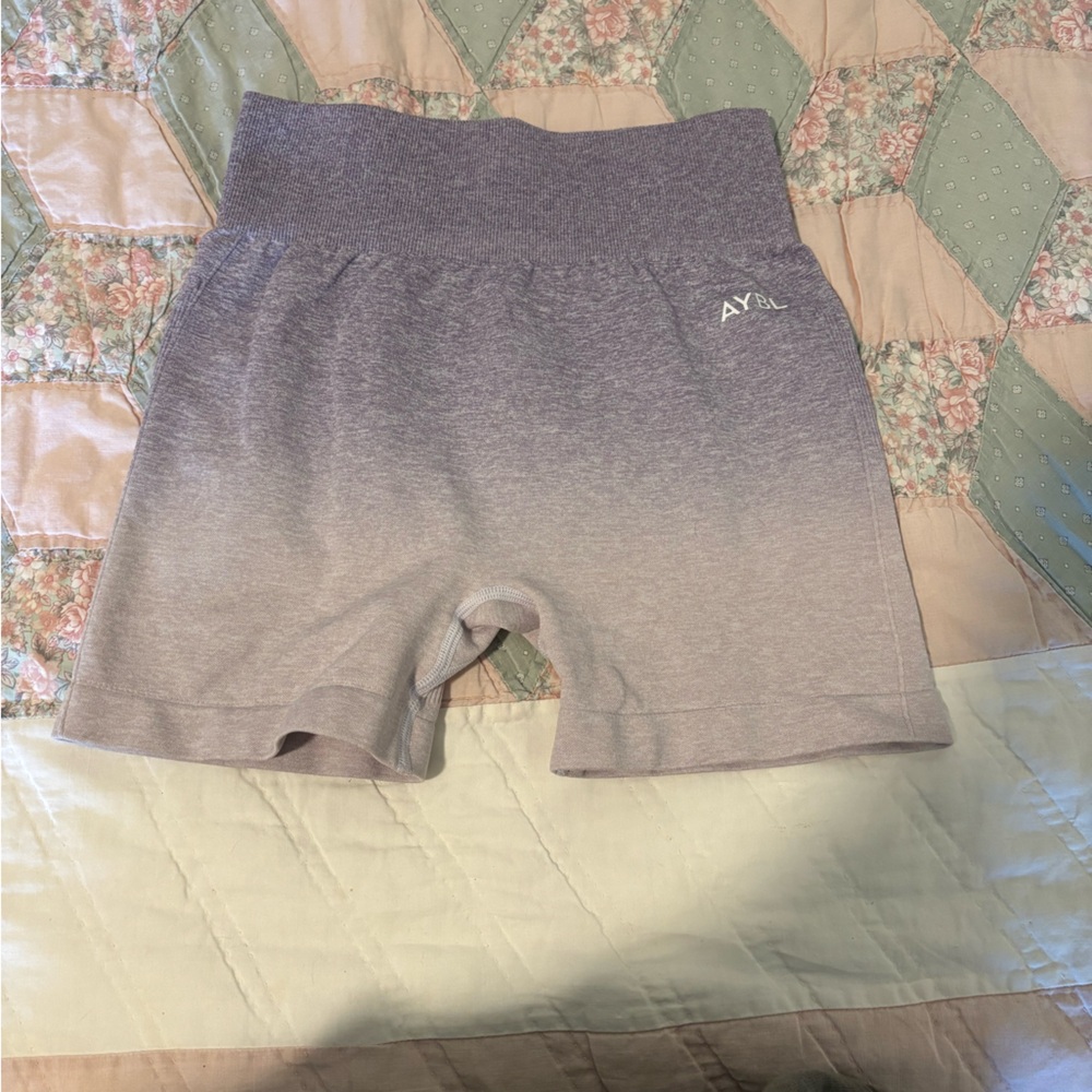 AYBL Women's Pulse Shorts Purple Ombré